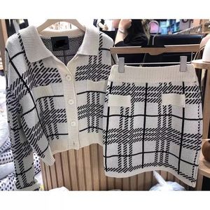 2 pieces knit sweater set